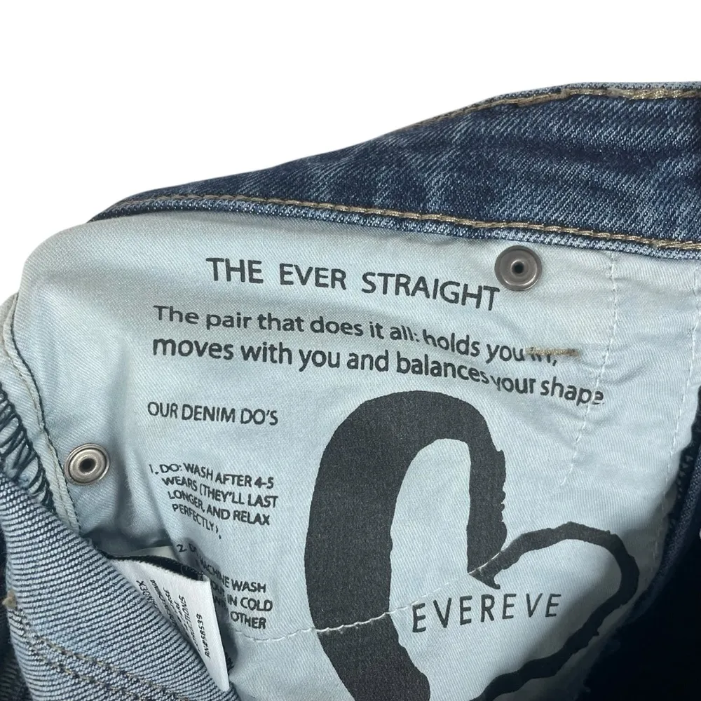 Evereve Women’s Ever Straight Classic Medium Wash Jeans Size 26 - Image 13