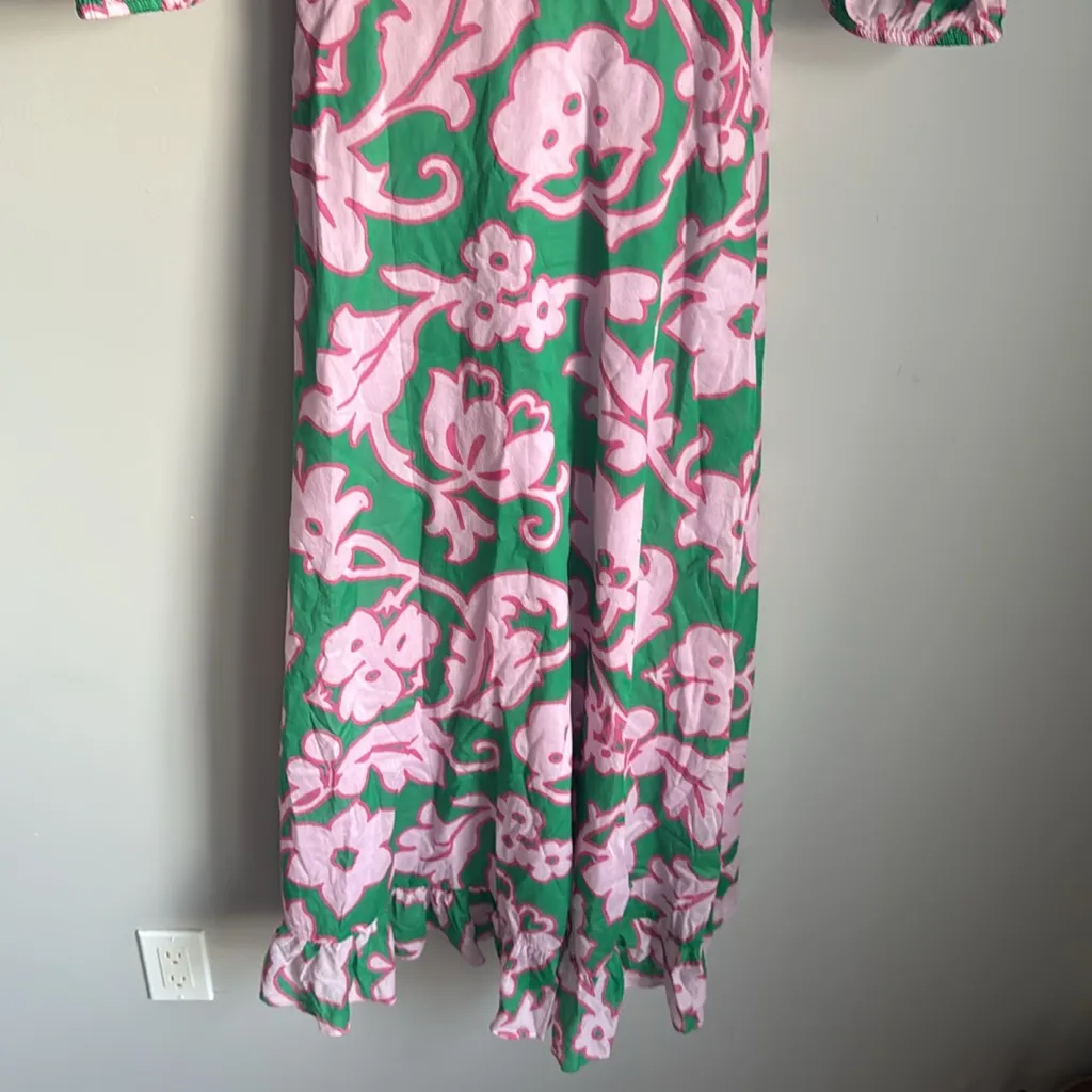 Rhode Lydia Dress in Take It Easy Small Green - Image 13