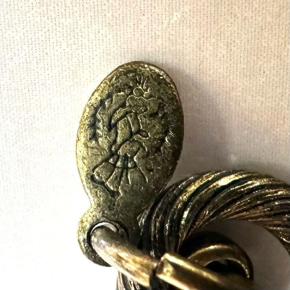 Premier Designs navy and bronze tone statement necklace - Image 8