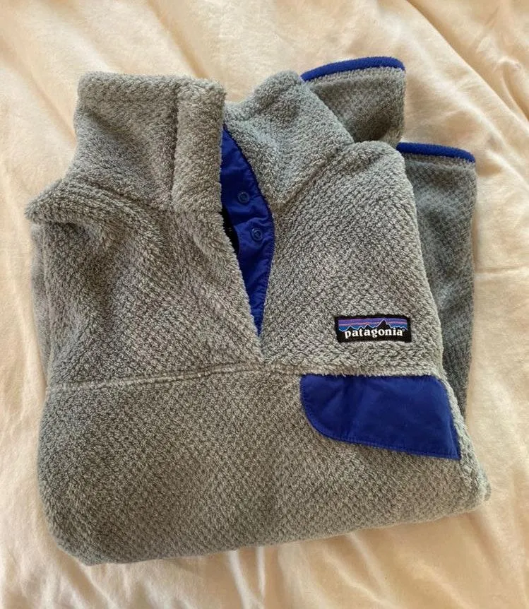 Grey & Midnight Blue Pullover  - Image 2