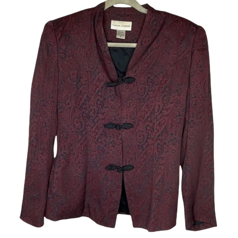 Vintage Casual Corner‎ Pantsuit Black Size 6 - Image 2