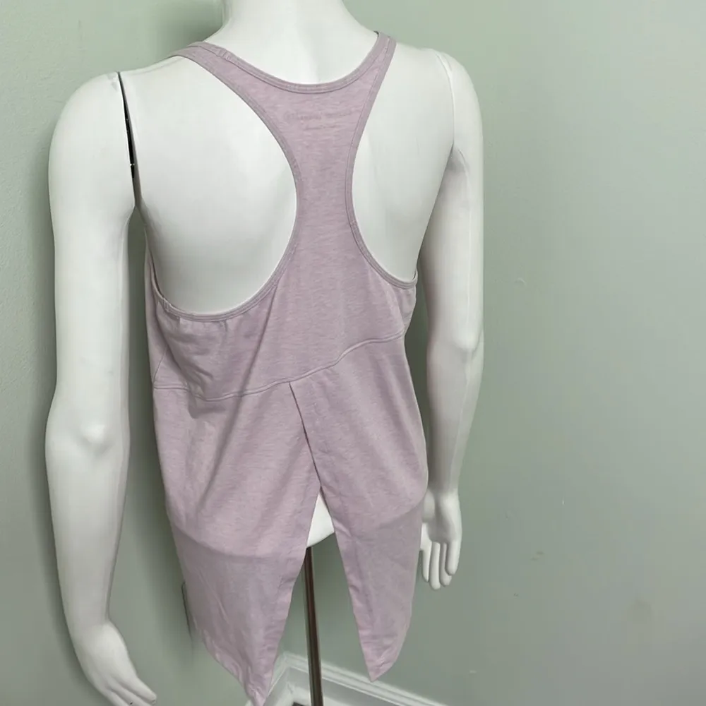 Outdoor voices light pink split back tank size medium - Image 6