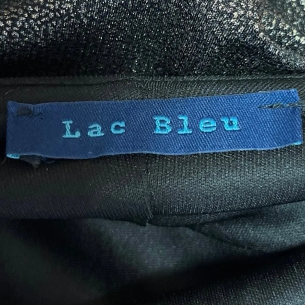 Lac Bleu Women's Black Sleeveless Square Neck Stretch Tank Bodycon Dress Size S - Image 4