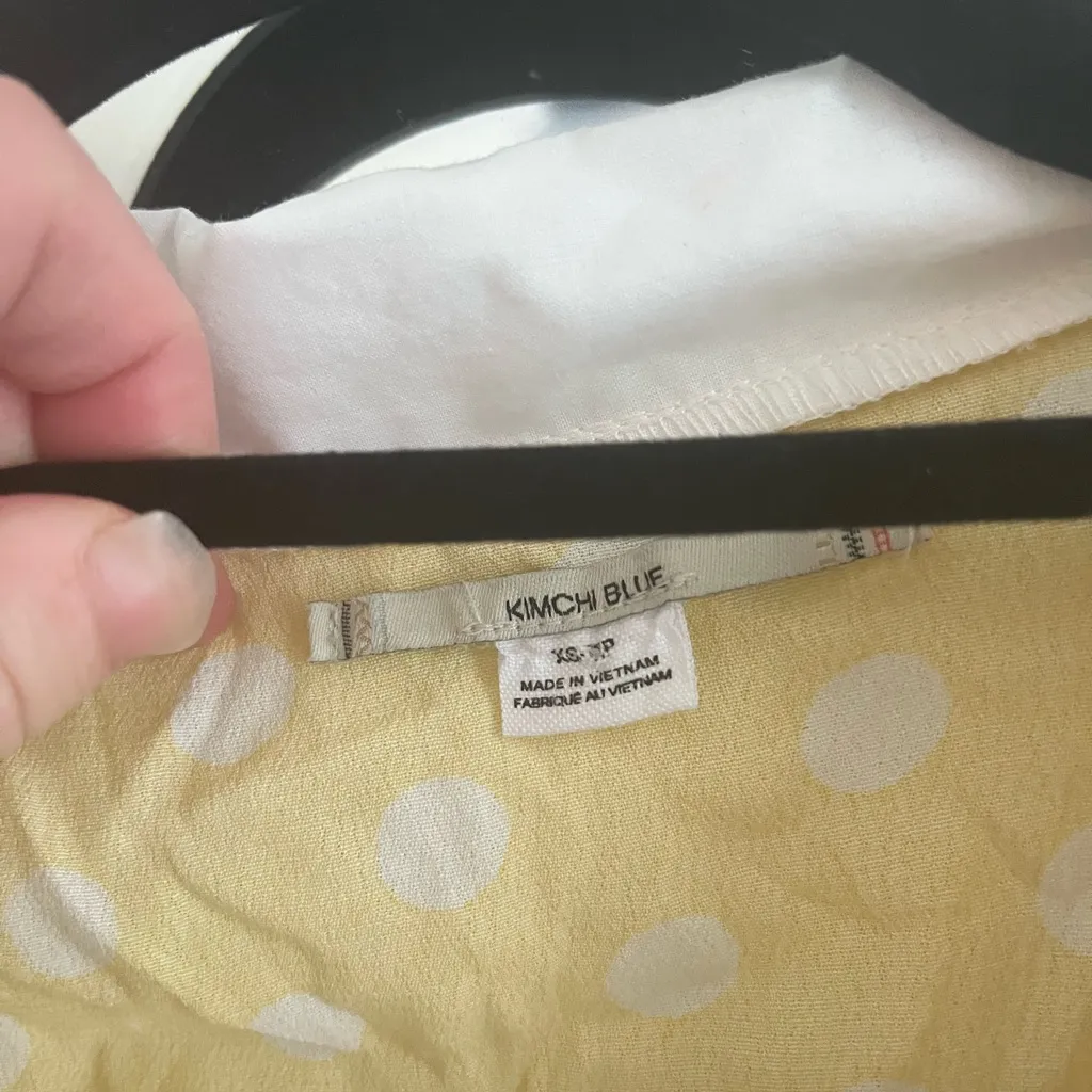 Kimchi Blue Dainty Polka Dot Dress with White Collar - Image 5