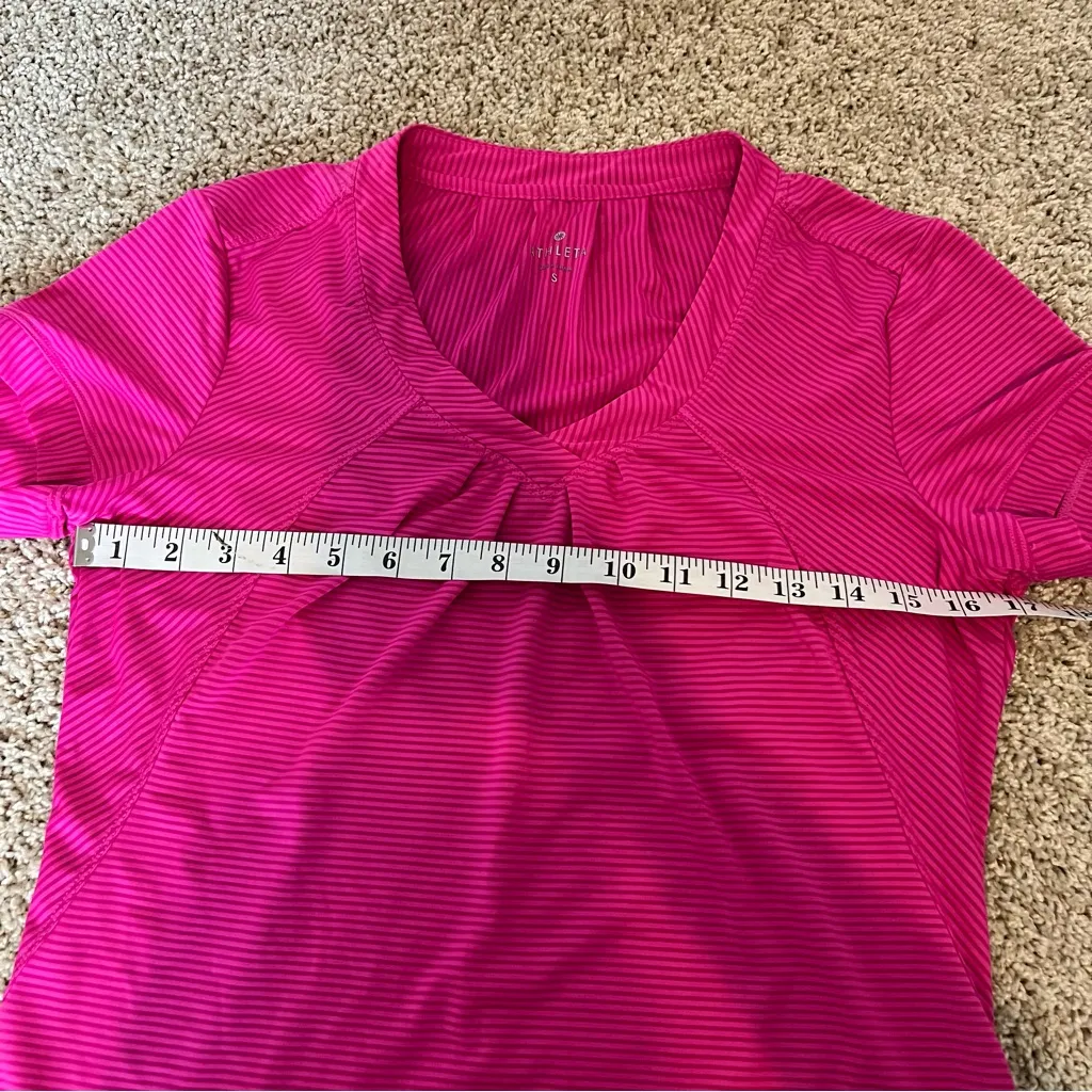 Women's Pink Athleta Short Sleeve Top - Image 6