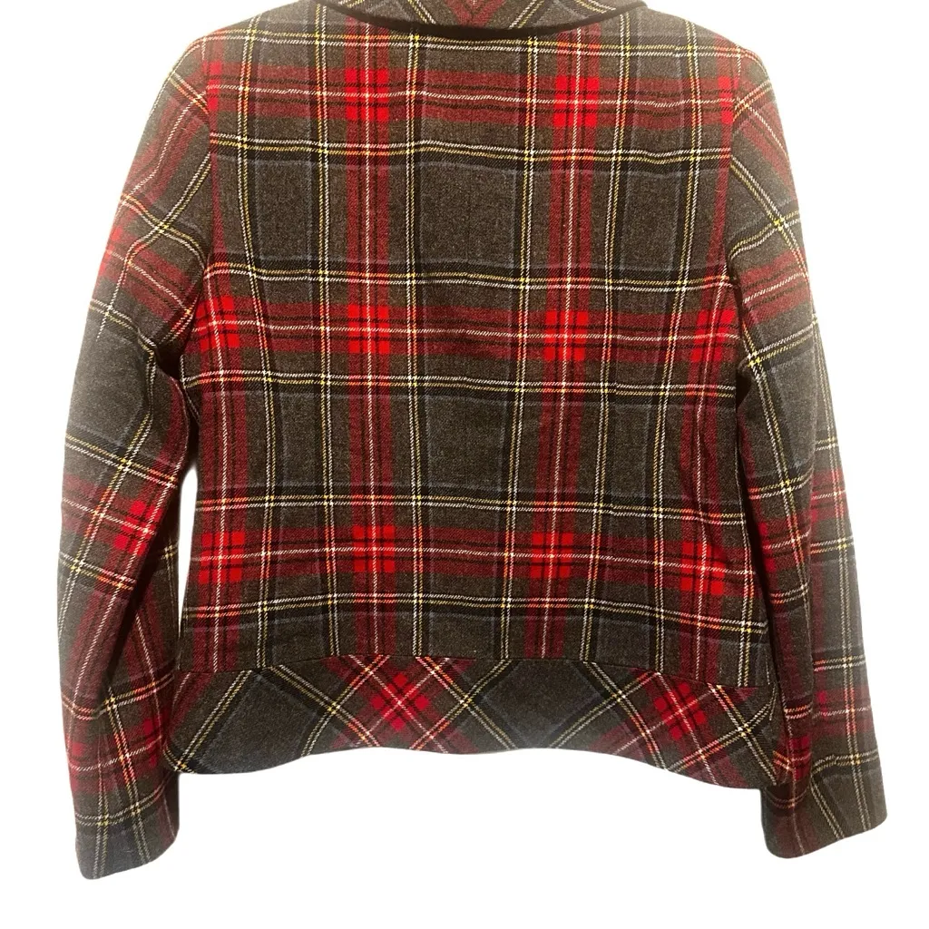 Pendleton vintage women’s wool plaid jacket size 8 - Image 2