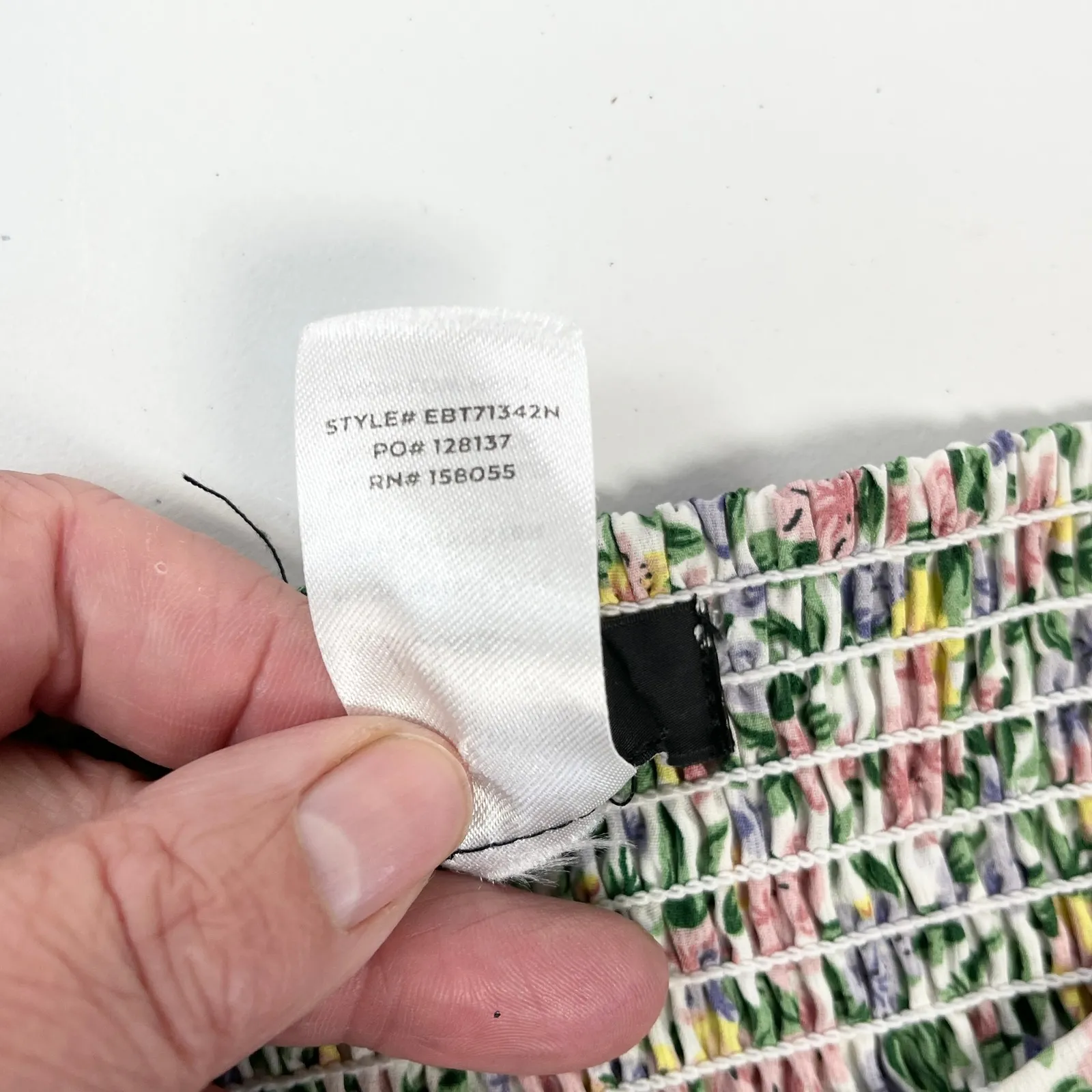 Lulus‎ Womens Floral Crop Top L Square Neck Milkmaid Cottagecore Coquette White Size L - Image 7