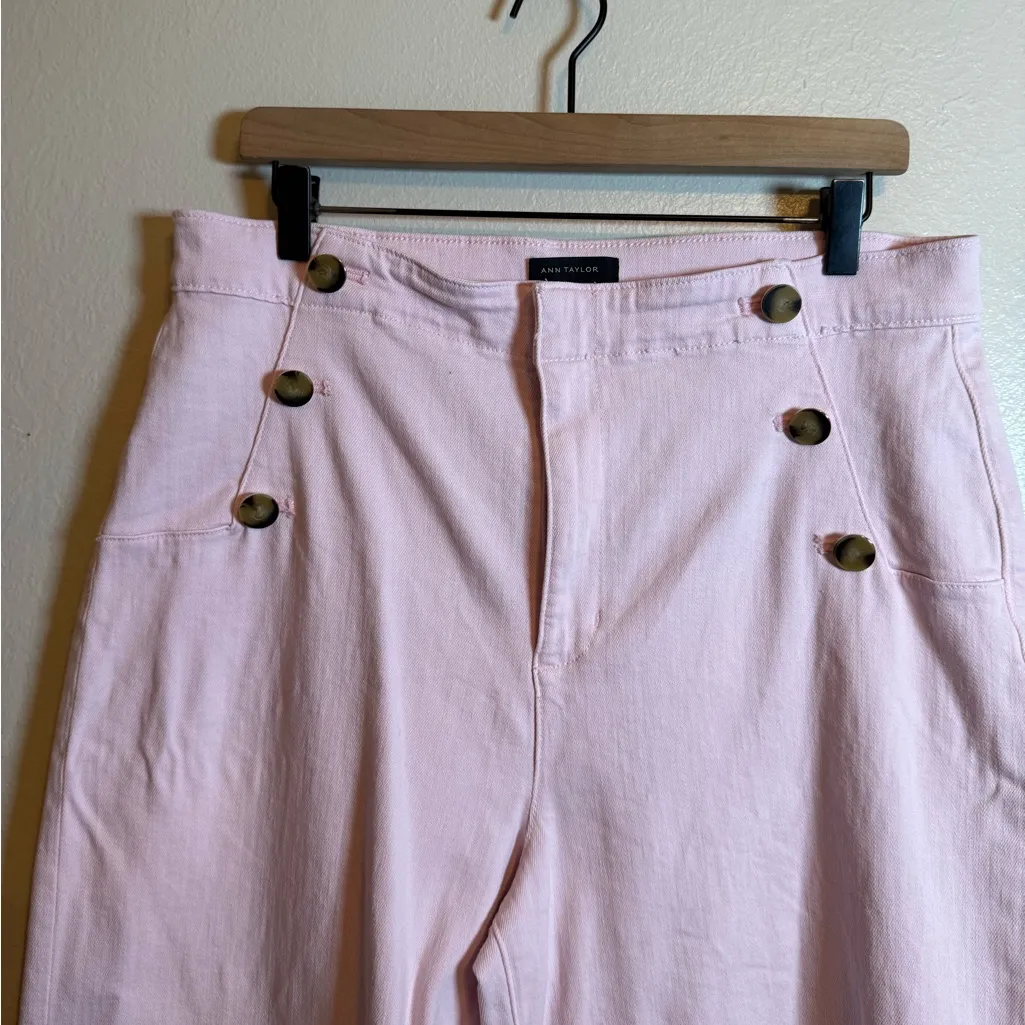 Ann‎ Taylor Sculpting Pocket High Rise Sailor Crop Jeans - Image 3