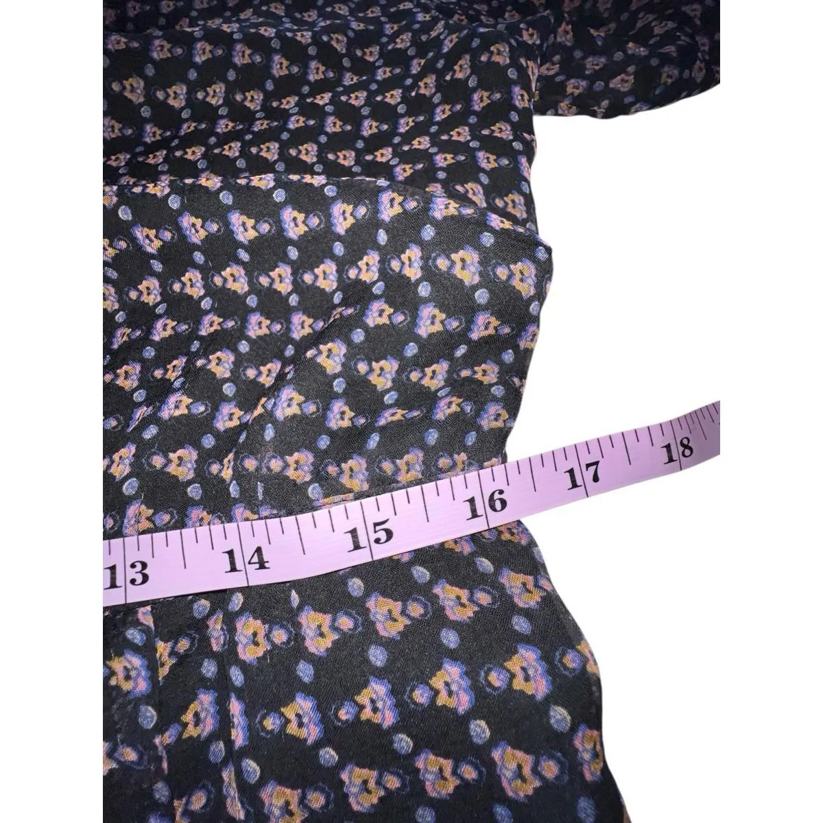 Ecote Urban Outfitters Purple Black Boho Sheer Maxi Dress M - Image 12