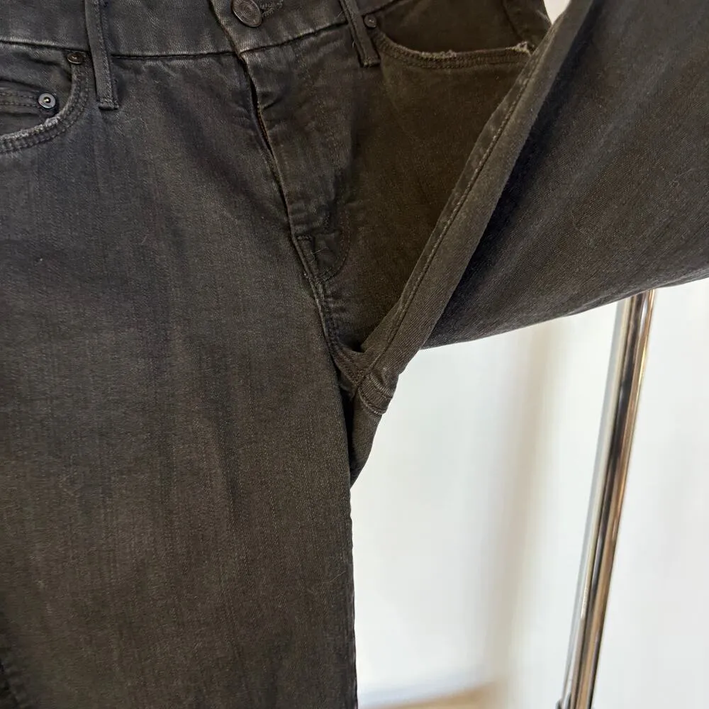 Mother The Looker Not Guilty Black Skinny Jeans Edgy Classic Punk Rocker Size 28 - Image 10