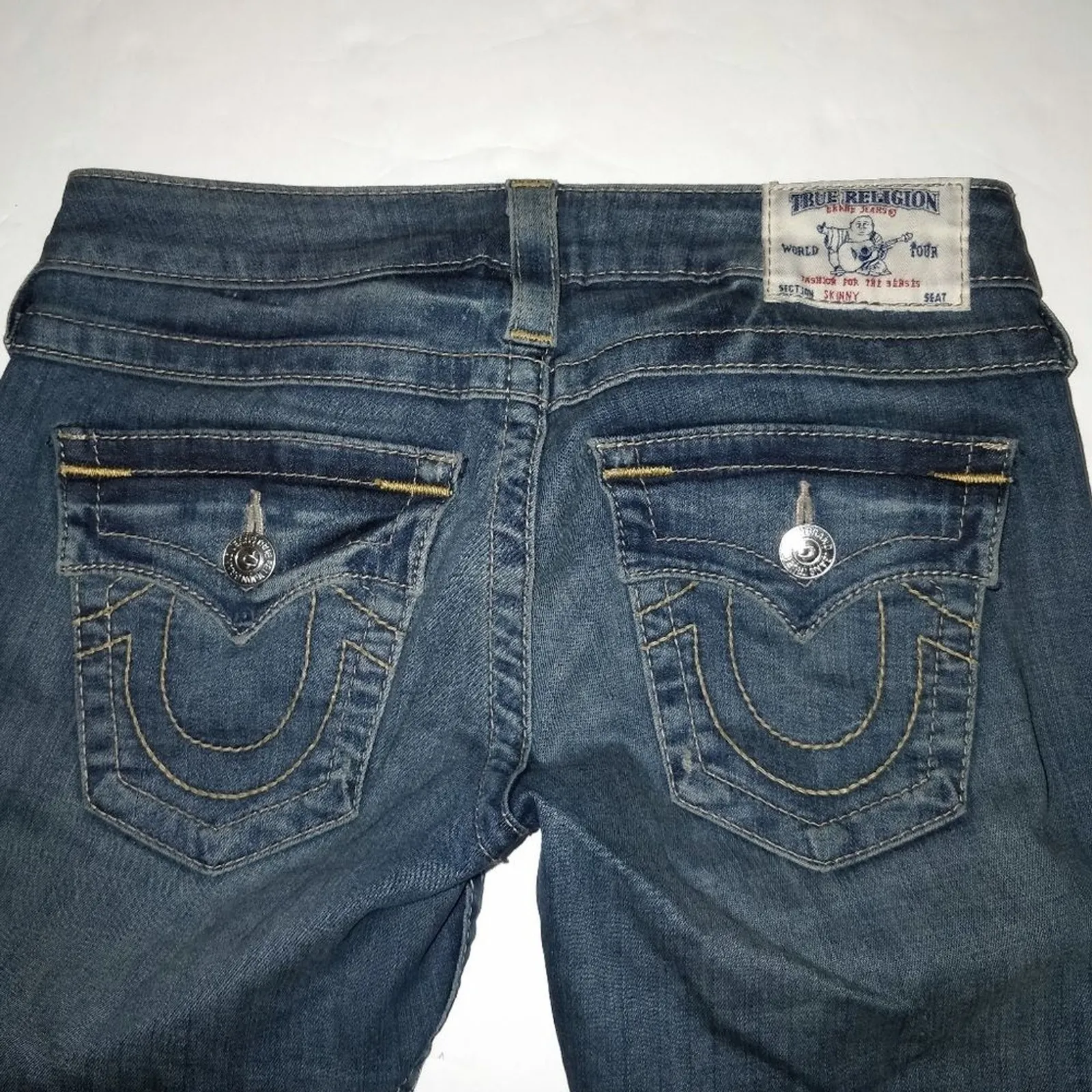 True Religion  Womens 25 Skinny Denim‎ Slim Jeans - Image 7