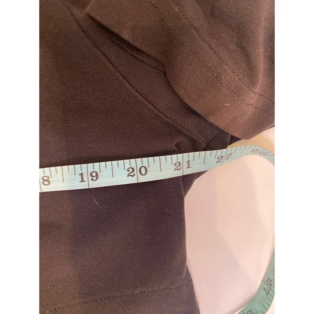 Lucy Black Hooded Zipper Sweatshirt Sz XL Cotton Stretchy Casual Women’s - Image 10