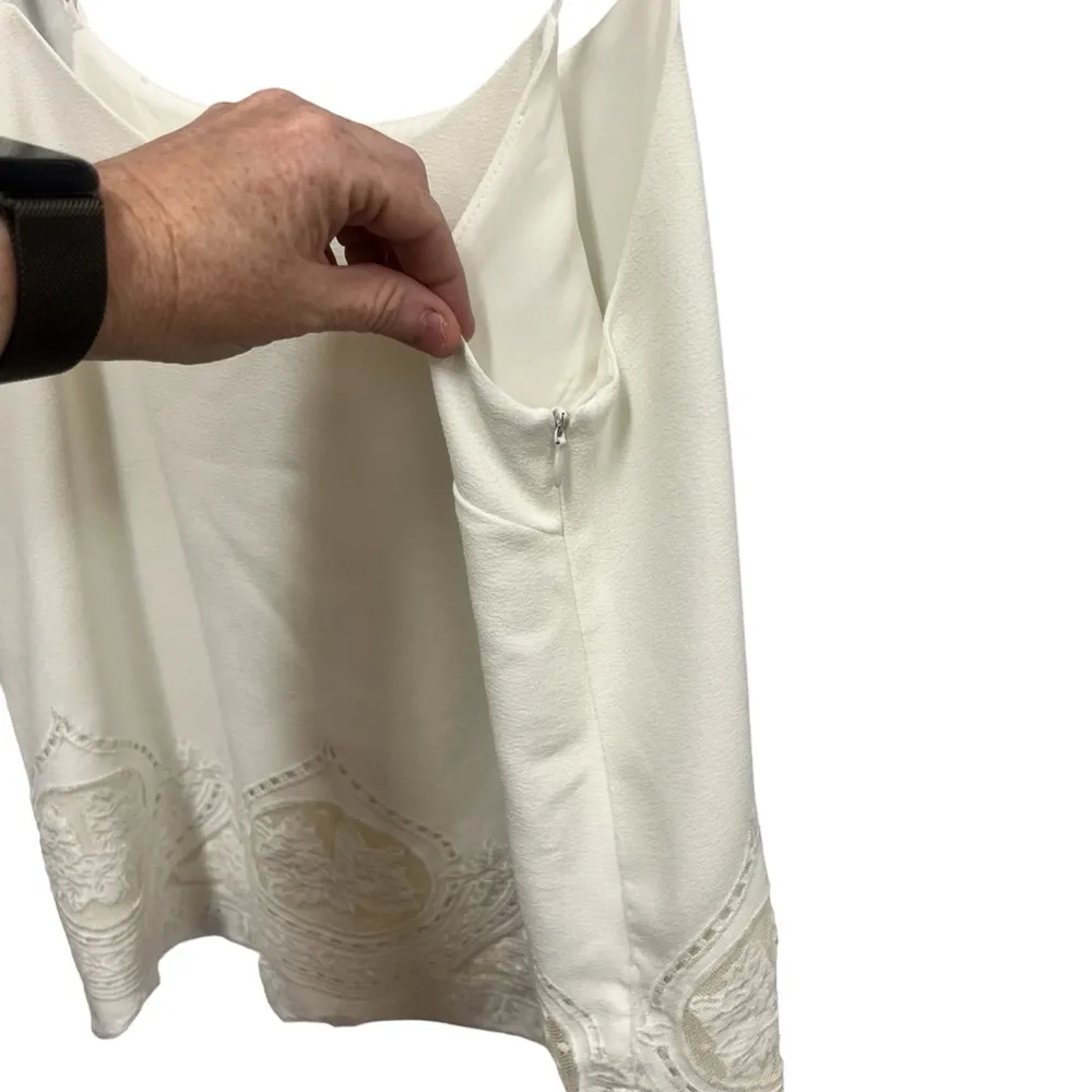 Sugarlips boho style eyelet lace spaghetti strap adjustable tank size medium - Image 3