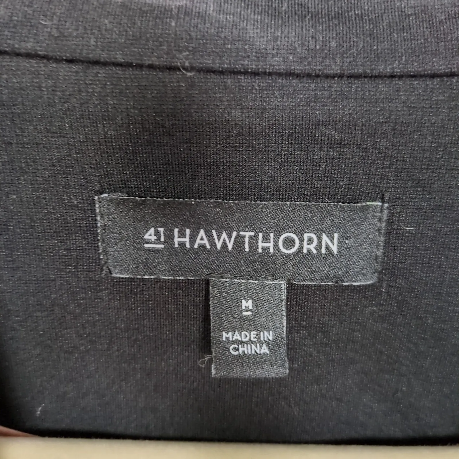 41 HAWTHORN Stitch Fix Black Froswick Notched Collar Ponte Blazer Women's Medium - Image 4