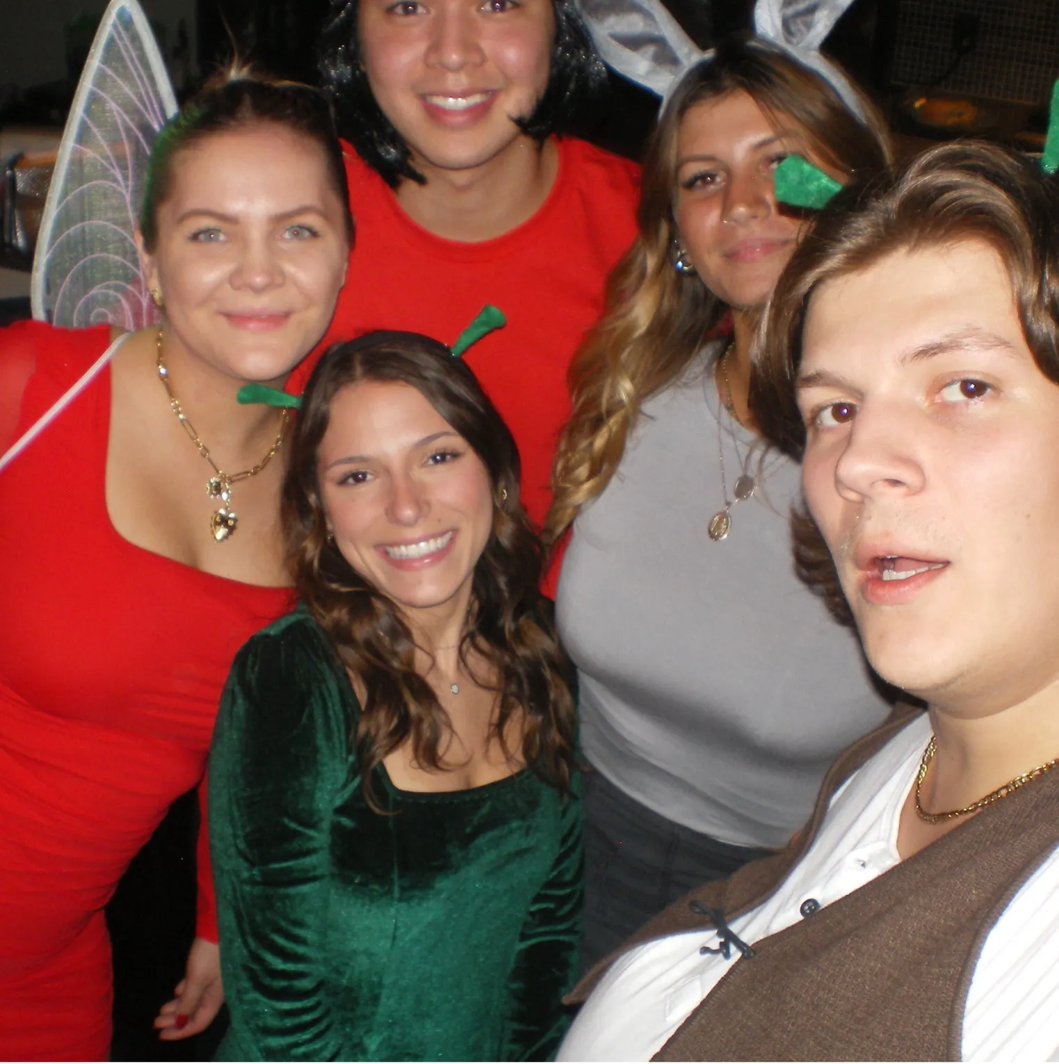 Velvet Green Dress - Image 4