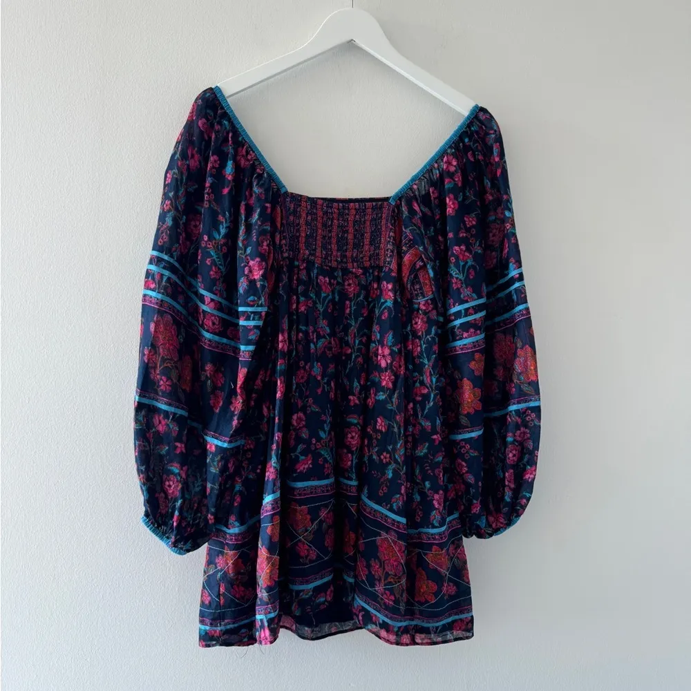 FREE PEOPLE Endless Afternoon Mini Dress in Midnight Combo XS - Image 8