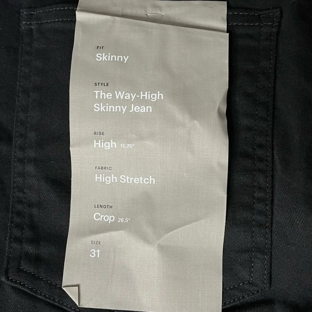Everlane The Way-High Skinny Cropped Jeans Black Size 31 - Image 9