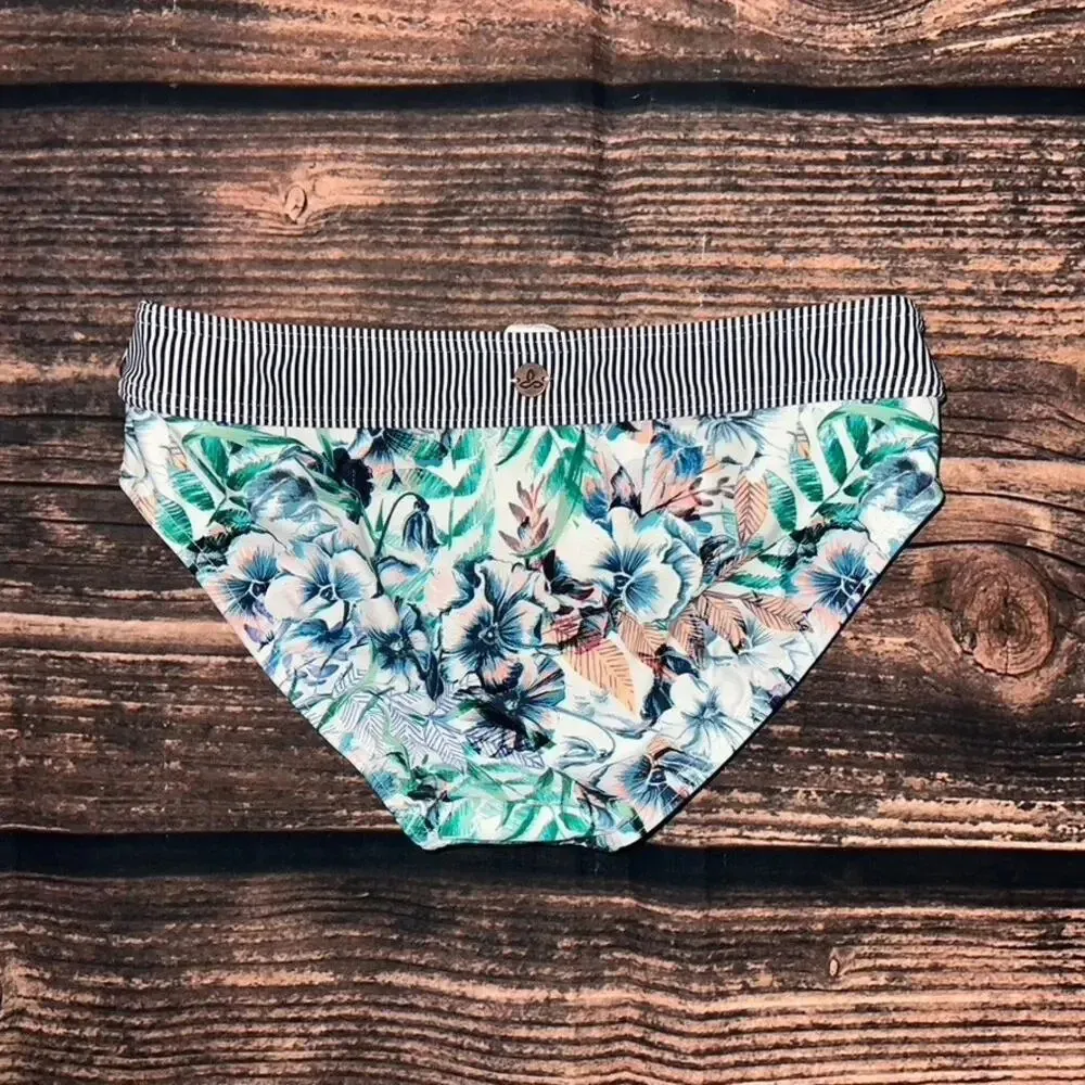 prAna Women's XS Multicolor Floral Bikini‎ Bottoms Swimwear - Image 3