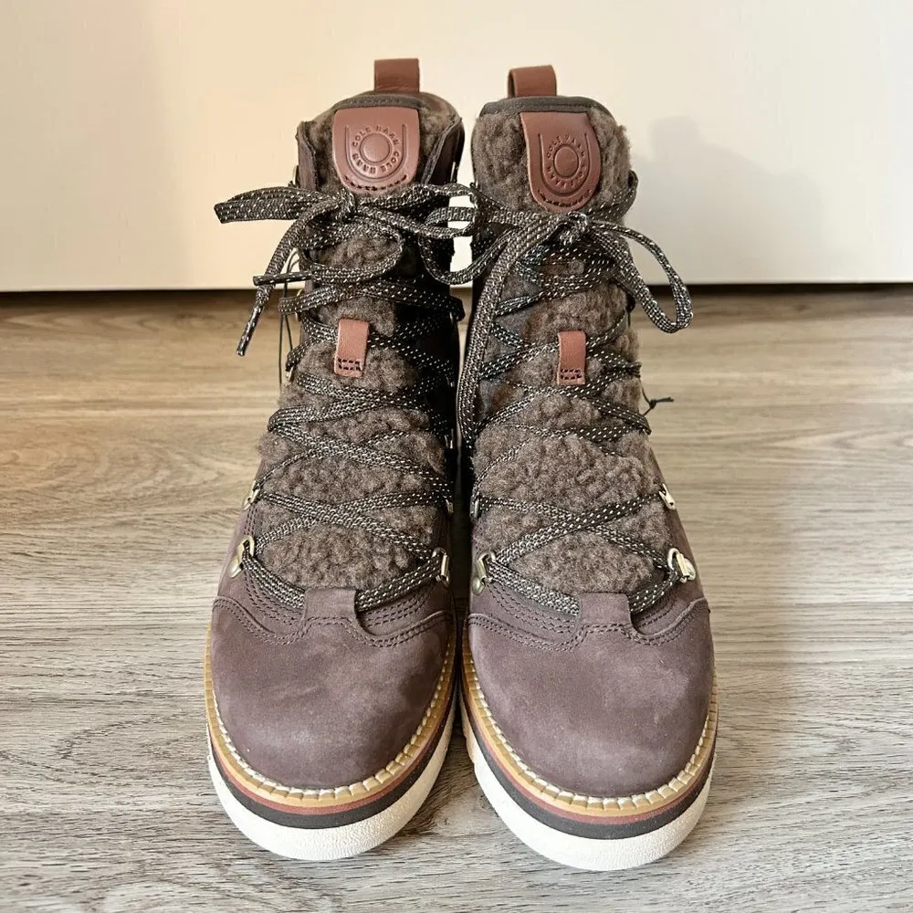 Cole Haan Women's ZeroGrand Lodge Hiking Boot in Java/Ivory Size 7 NWT - Image 3