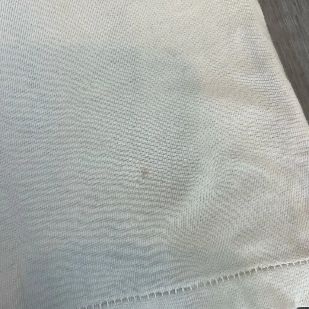 Current/Elliott Cheetah Cream Breathable Vintage Distressed T-Shirt Size 1 - Image 5