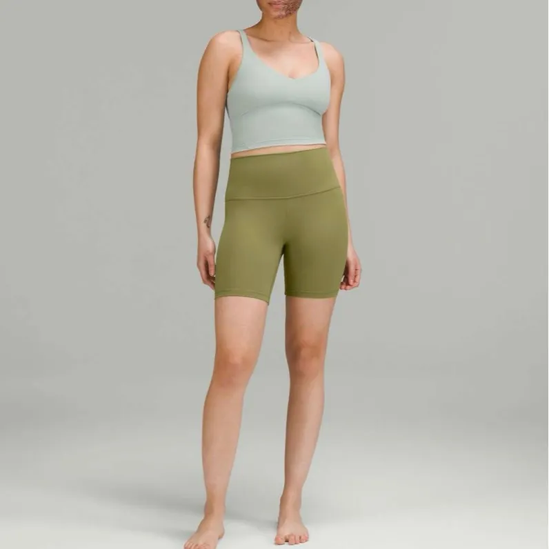 Lululemon Align High-Rise Short 6” Bronze Green Sz 2 Retired Color Nulu Fabric - Image 4