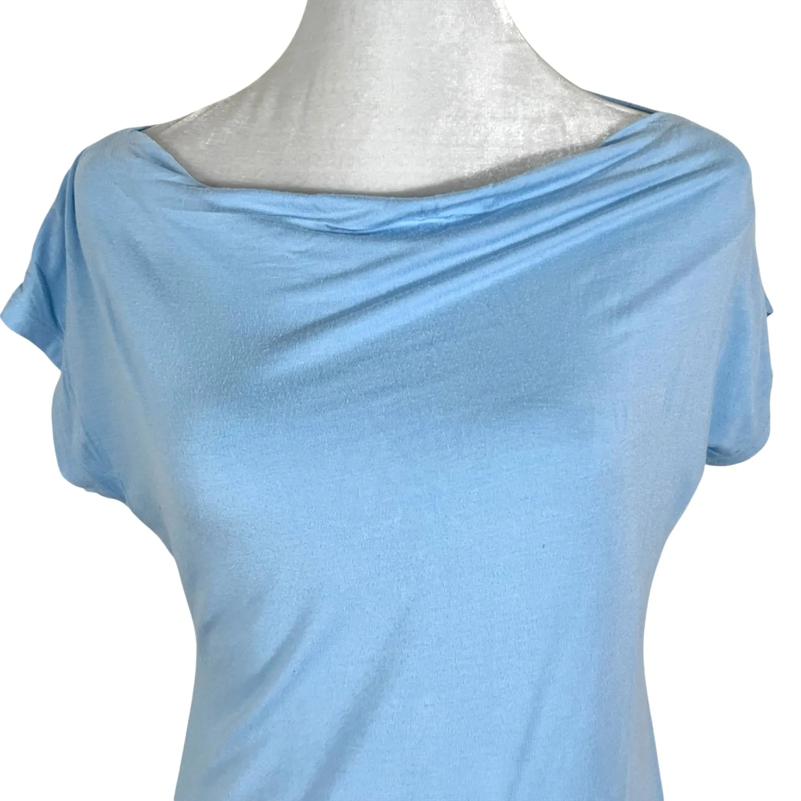San Francisco City Lights Soft Drape Neck Tee T - Image 4