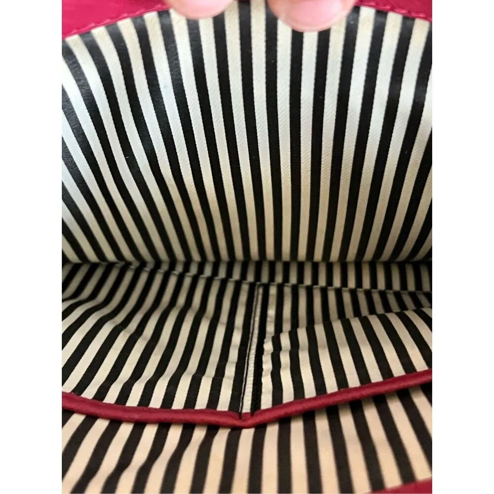 KATE SPADE New York CAMERON STREET ZOOEY Handbag Red MAROON Leather - Image 9