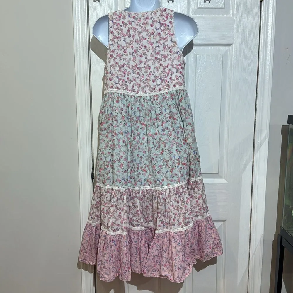 LOVESHACKFANCY x Target CamilleFloral Babydoll Tiers Dress Size XXS - Image 8