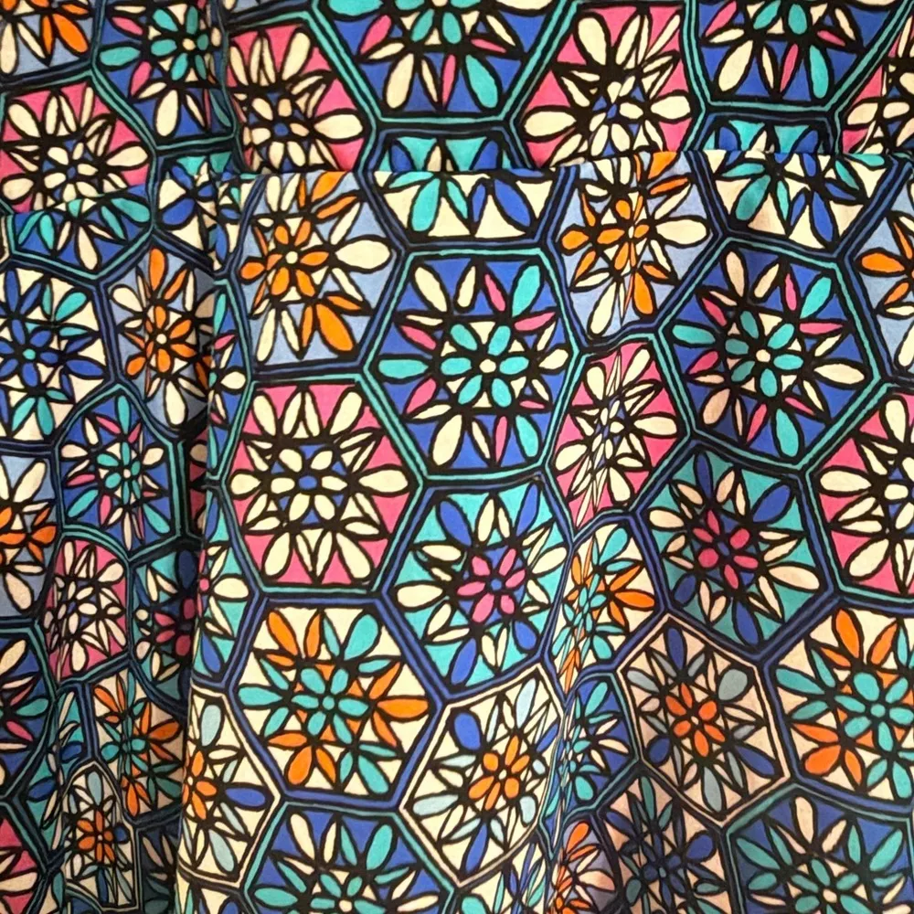 Floral Blue Women's Tankini Size 20W - Image 3