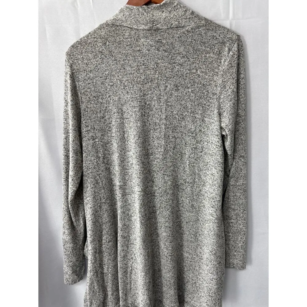 Bobeau Open Button Gray Cardigan Size Small - Image 4
