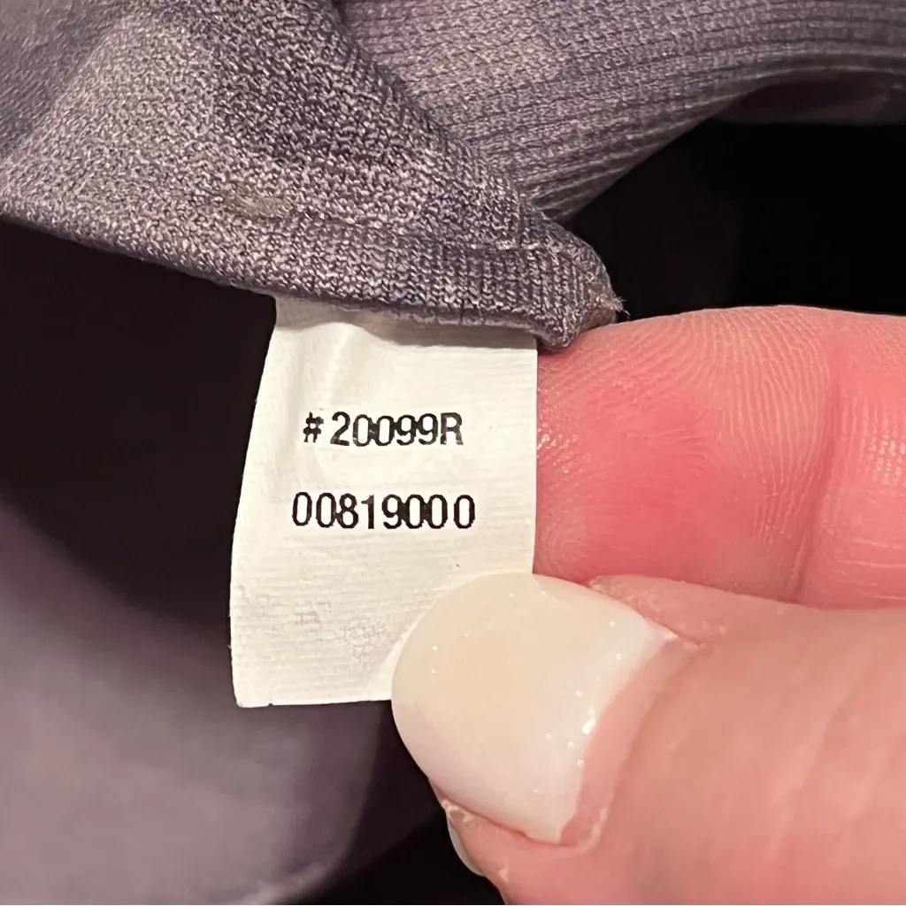 SPANX‎ Look At Me Now Seamless Crop Legging Women SZ Large Black Grey Gray Cami - Image 4