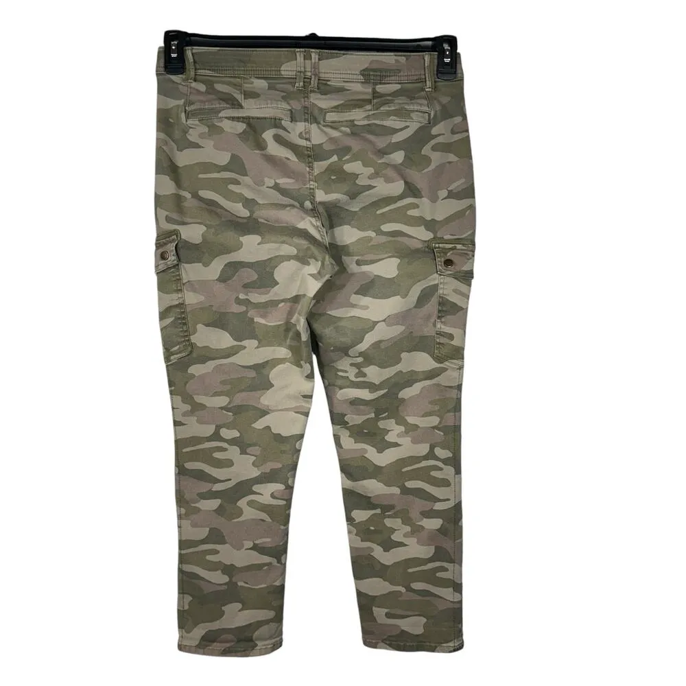 Democracy SZ 10 “Ab”solution Jeans Stretch Camo Cargo Pockets Mid-Rise ZIp-Fly - Image 4
