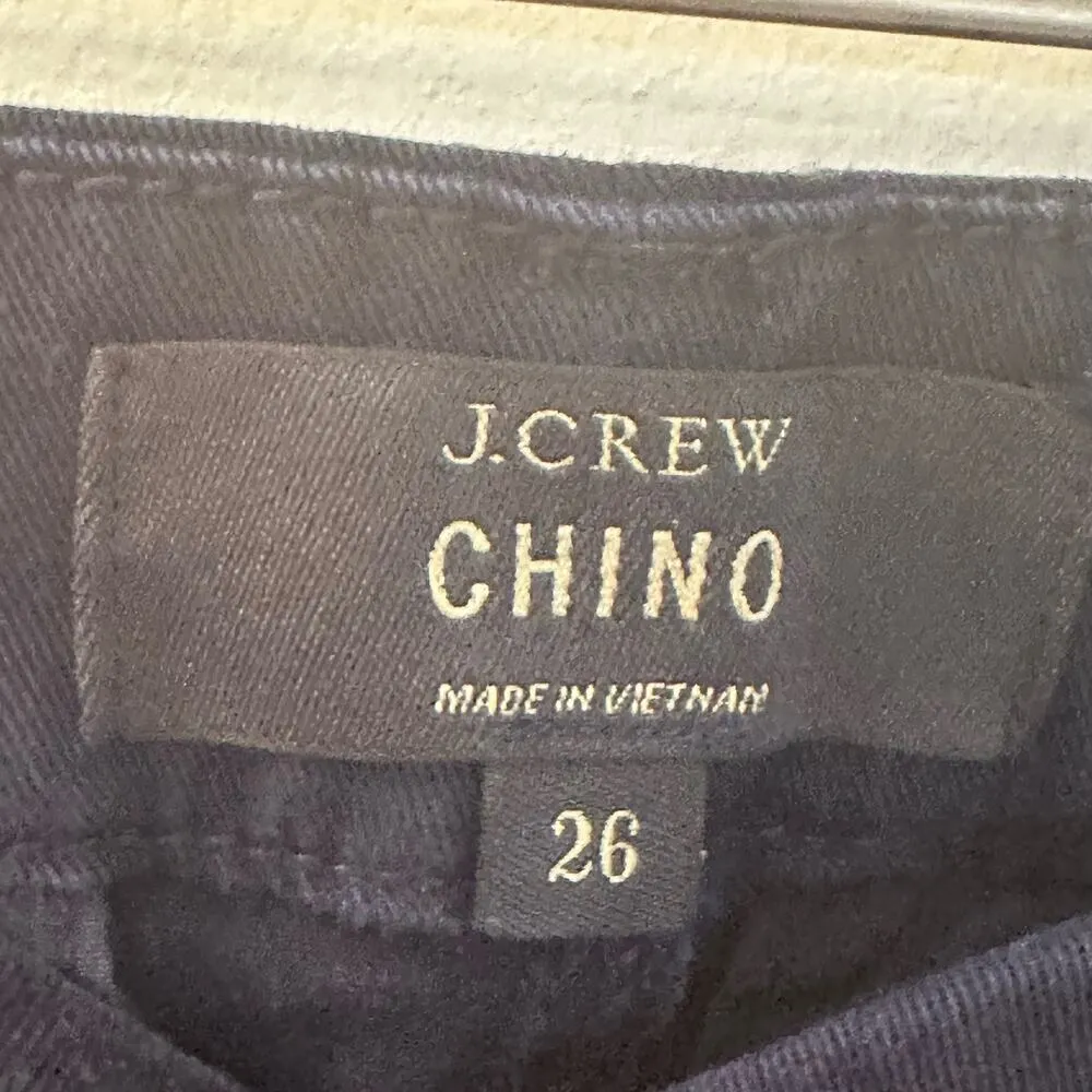J. Crew Navy Blue Chinos sz 26 - Image 4