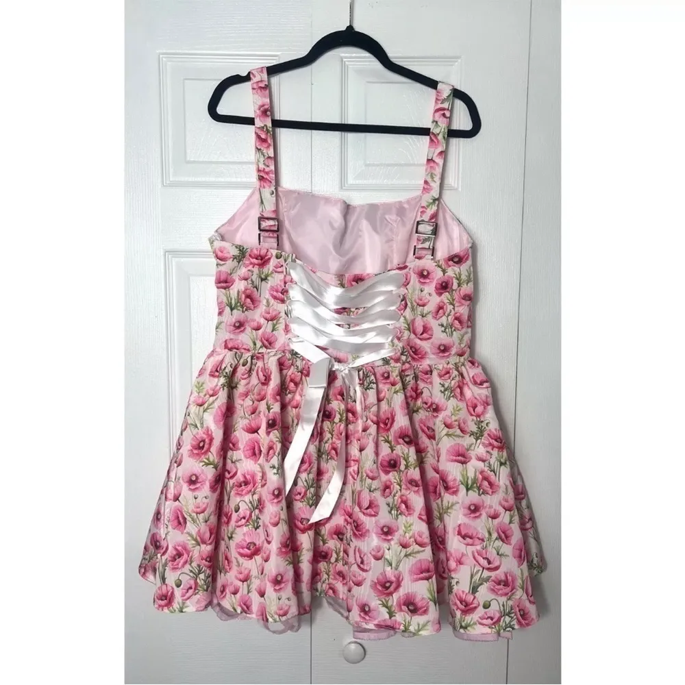 Sugar Thrillz Dolls Kill Pink Floral Magic Moves Corset Mini Dress Size XXL NWT - Image 8
