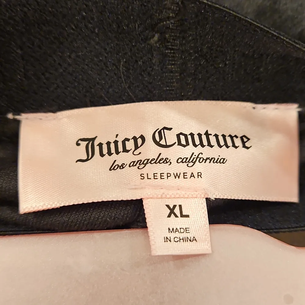 💕JUICY COUTURE💕 2 Pack Velour PJ Short Set 90s Black & Purple Bedazzled XL NWT - Image 11