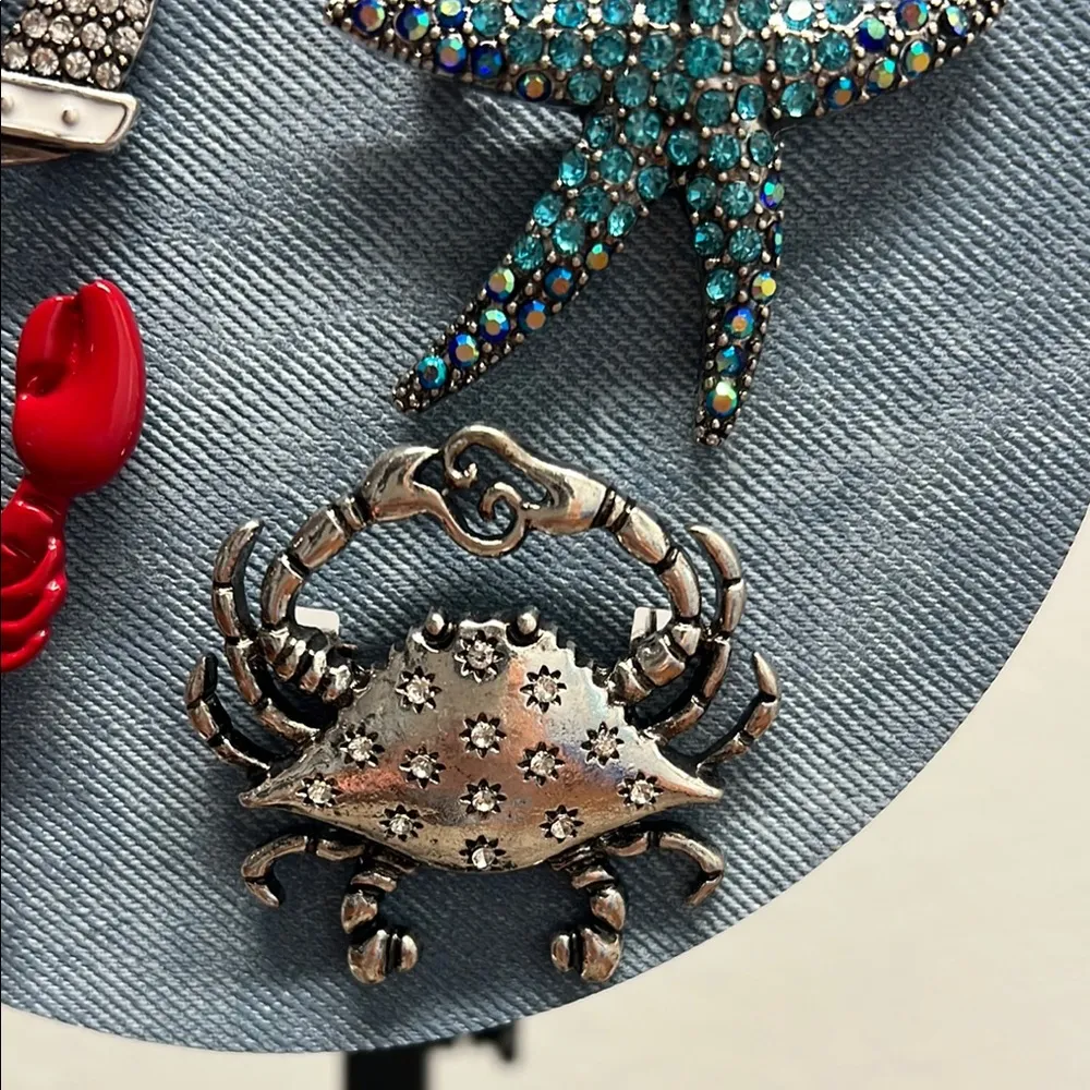 Nautical Motif Boat Bag Pin Set 🦞⚓️ Red - Image 5