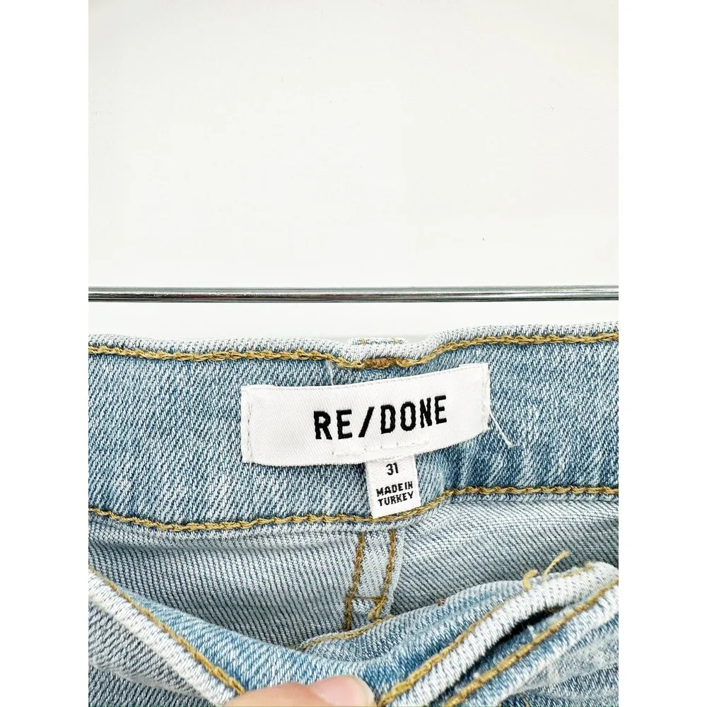 Re/Done 70's Stove Pipe Jeans in River Fade 31 NWT - Image 7