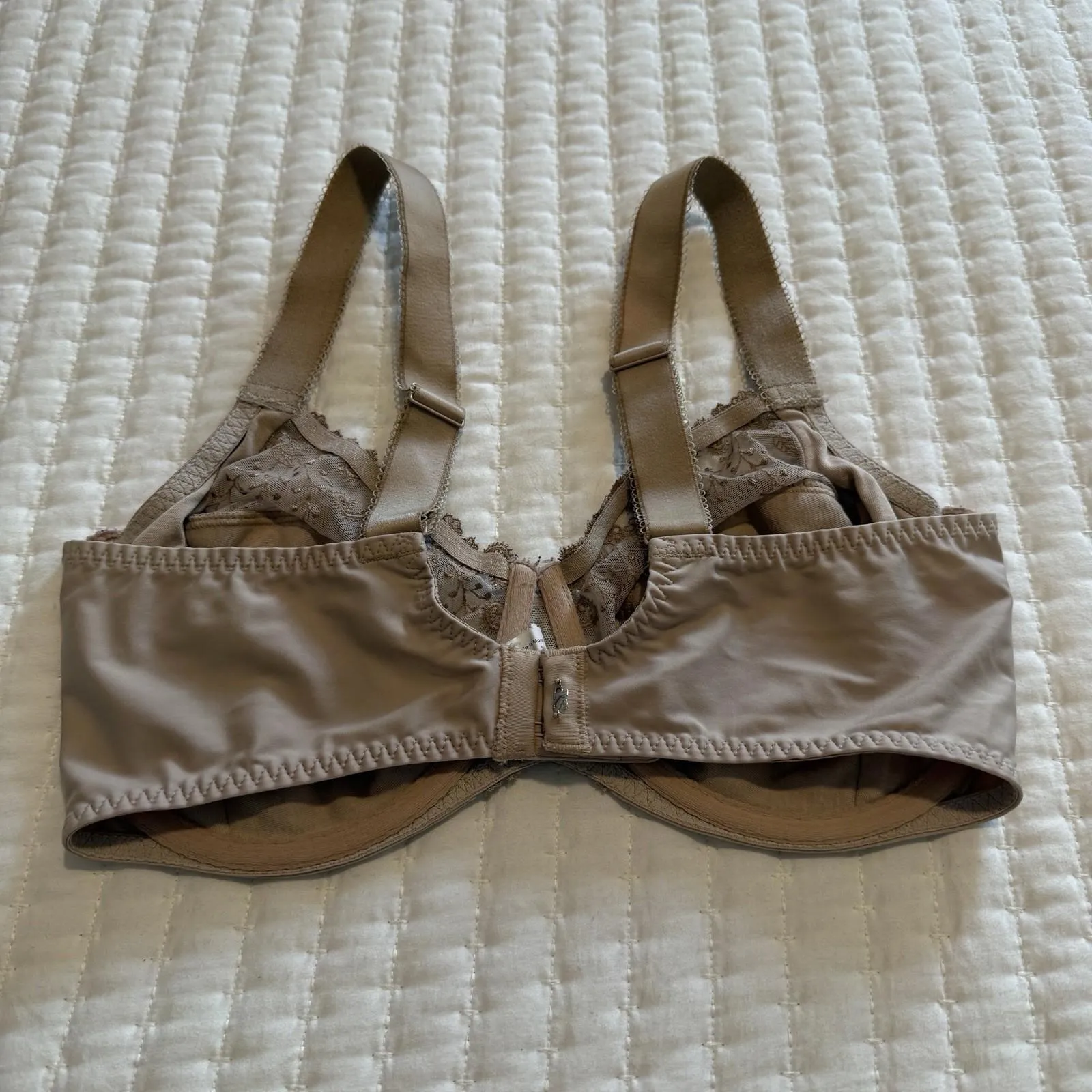 Simone Perele Delice Embroidered Underwire Bra Sand Nude Full Cup 34F MX 75 EUR Size undefined - Image 4