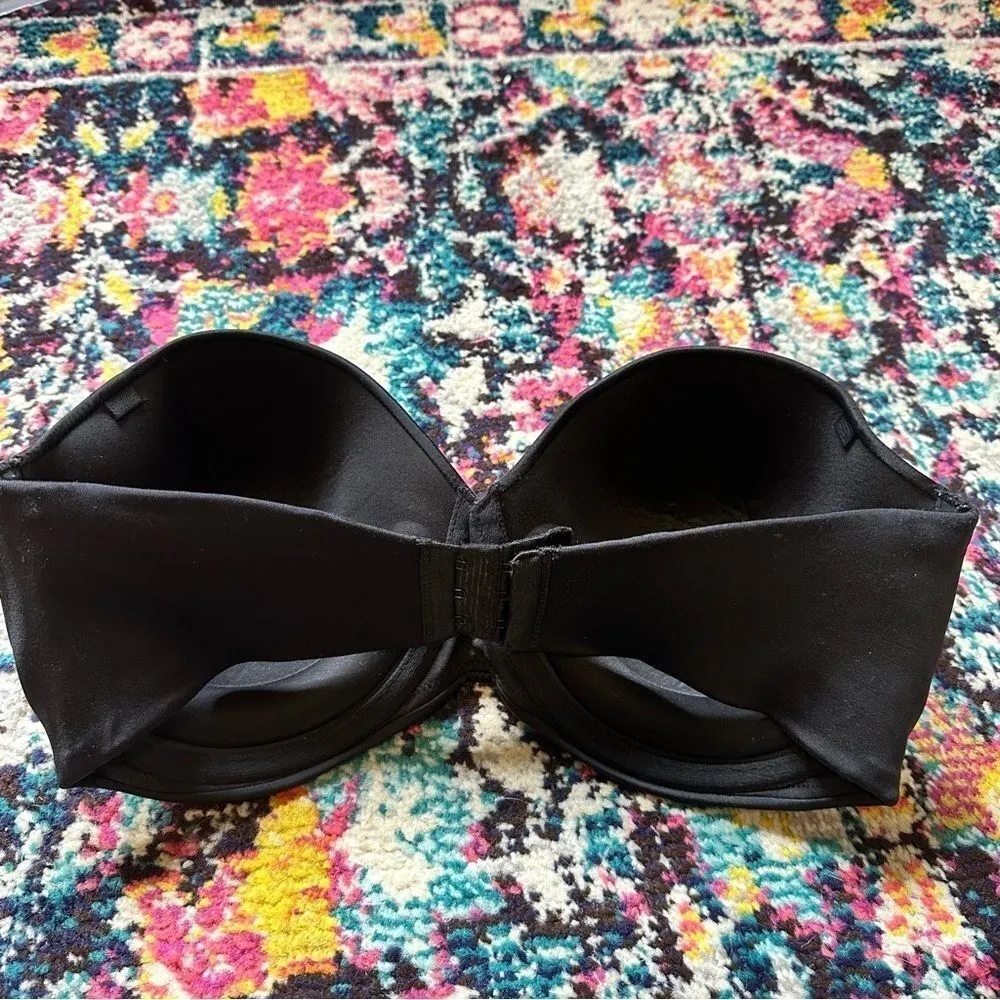 Lilyette Strapless Underwire Bra Black Size undefined - Image 2
