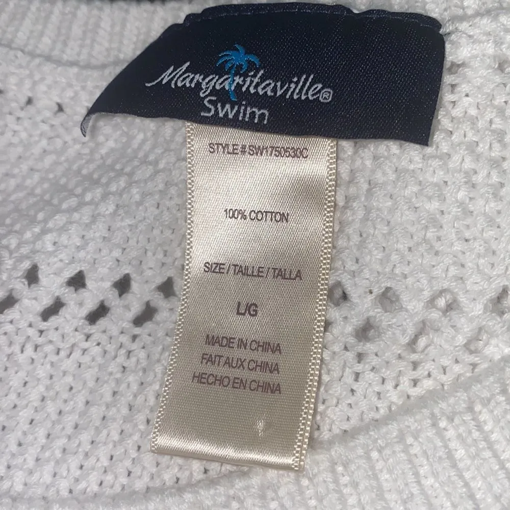 ✨ Margaritaville Cover Up✨ White Size L - Image 4
