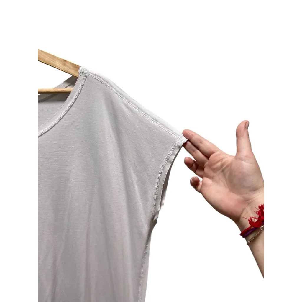 Double Zero Tee Shirt Dress Cream Size L - Image 7