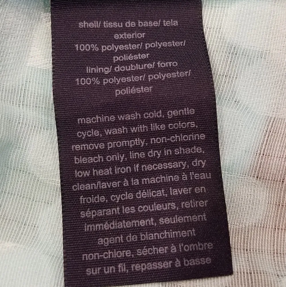 Aqua Pendulum Blouse Size Small - Image 7