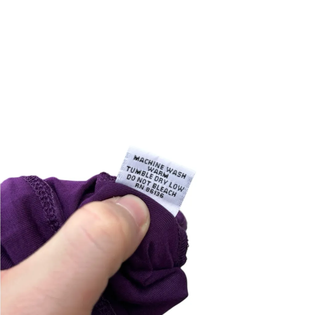 bryn walker soft flowy Purple tank Top size‎ L - Image 5