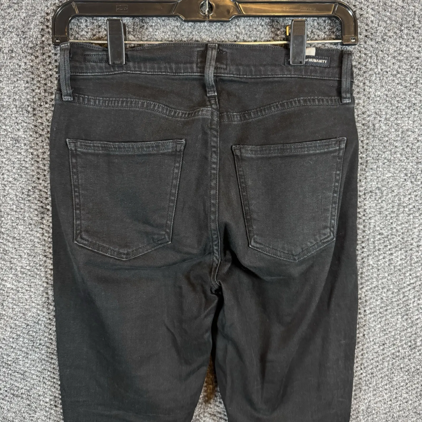 Citizens of Humanity Rocket High Rise Skinny Black Jeans Women's Size 26 Stretch - Image 6