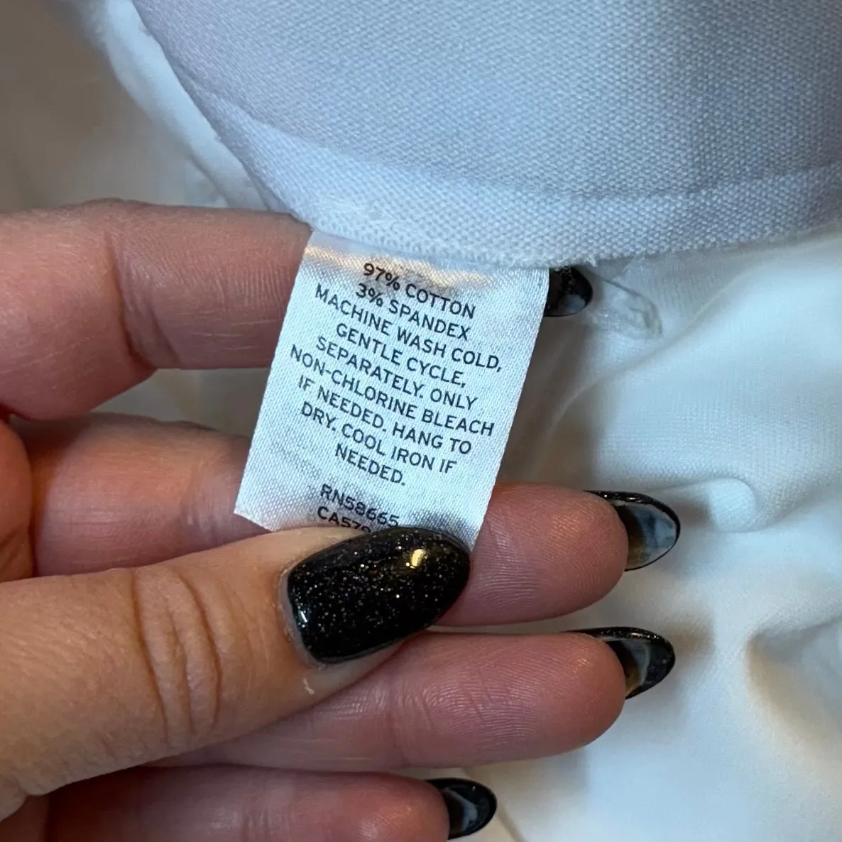 Caslon Women’s 4 White Cotton Blend Shorts Stretchy Preppy Golf Athleisure new - Image 7