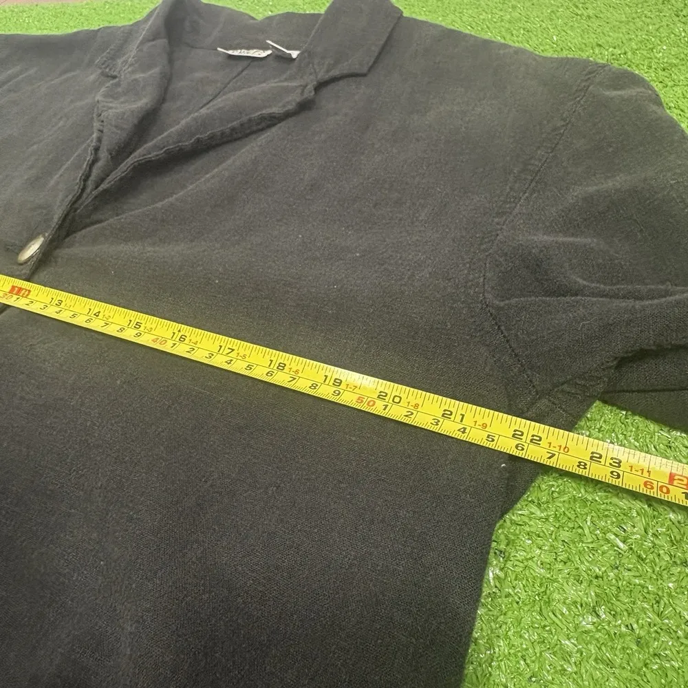 Chico's Design Women's 2 pc Dress Shirt Set Rayon Linen Lagenlook Size L /12 (2) - Image 8