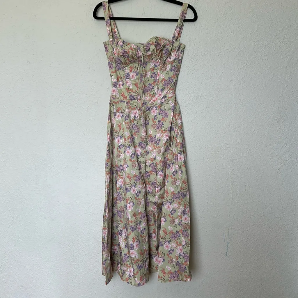House of CB XS D-DD  'Carmen' Peony Print Bustier Sundress‎ NWOT size XS - Image 4