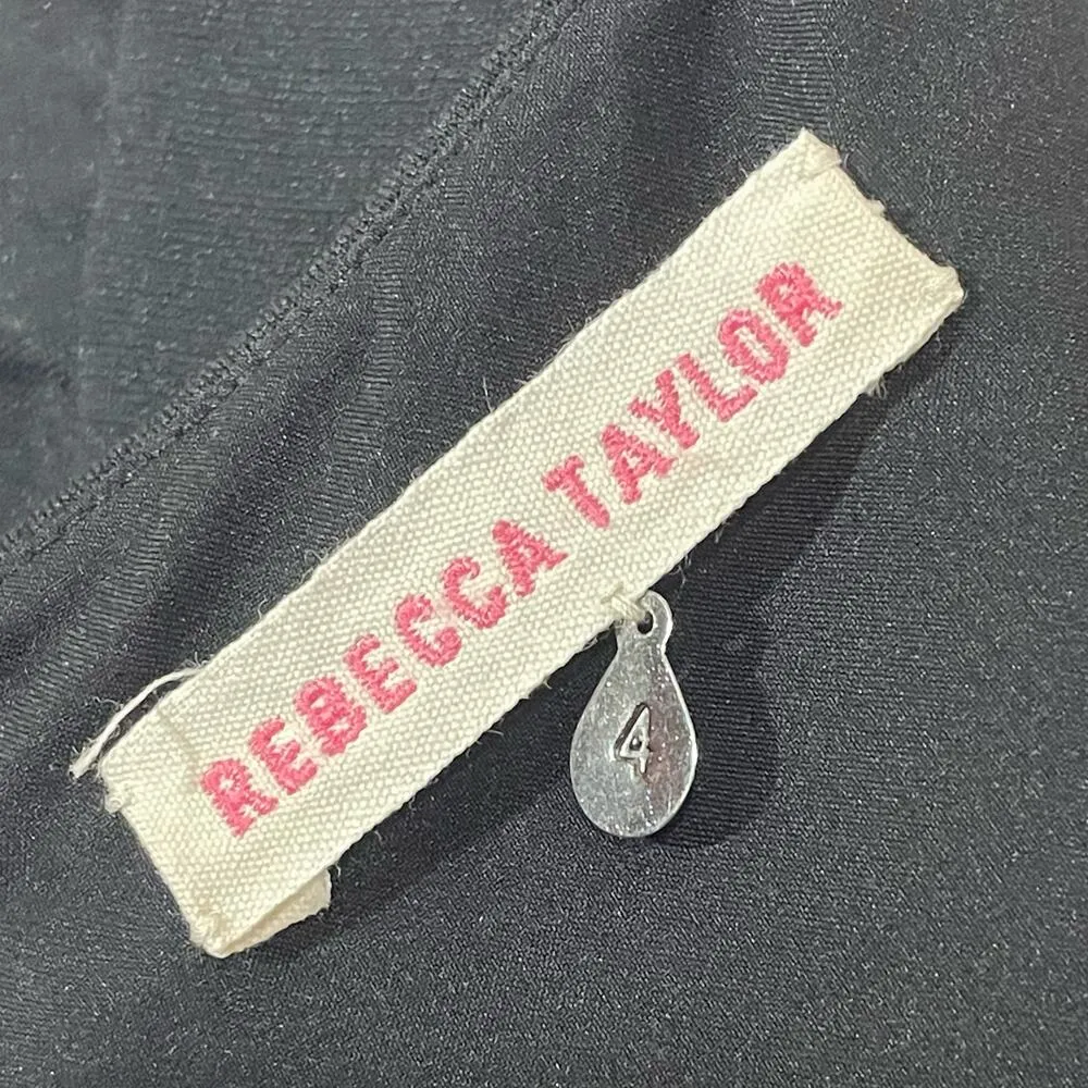 Rebecca Taylor Peplum Sheath Dress - Black - 4 - Image 12