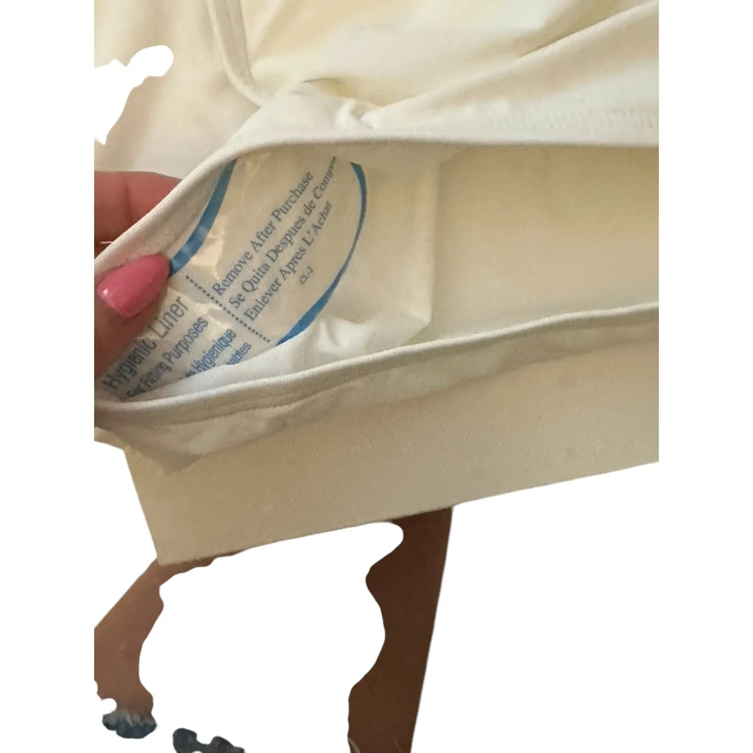 Carmen Marc Valvo White Deep V One Piece Swimsuit Women's 12 Shaping Liner New - Image 7