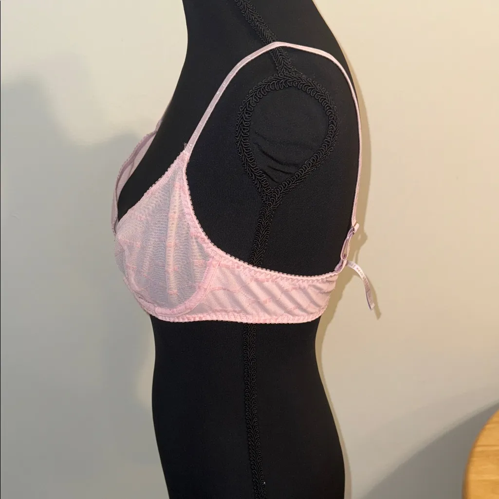 Savage X Fenty Soft Pink Sheer Bra - Image 2